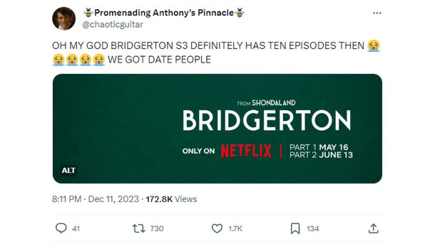 Netflix Just Confirmed Bridgerton Fans' Worst Fears About Season 3 - image 1